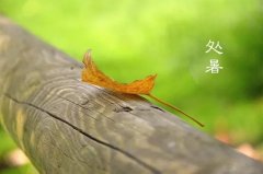 今日12時9分，迎來處暑節(jié)氣
